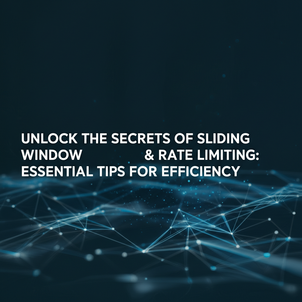 Unlock the Secrets of Sliding Window & Rate Limiting: Essential Tips for Efficiency