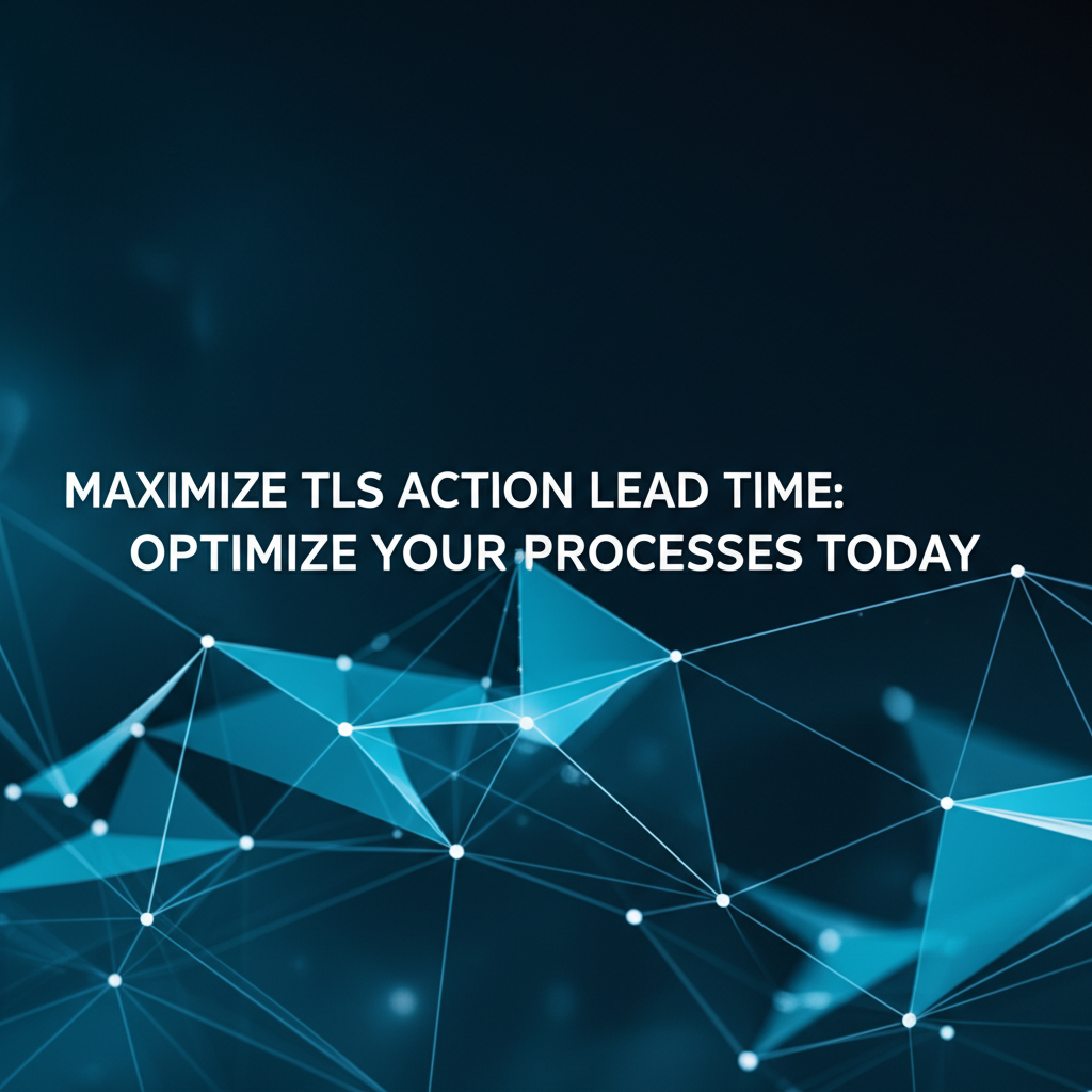 Maximize TLS Action Lead Time: Optimize Your Processes Today