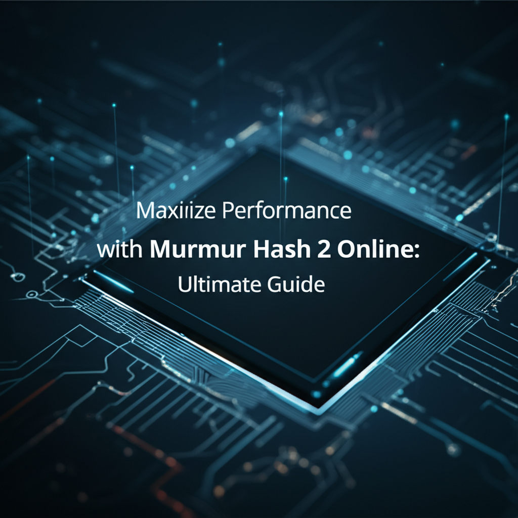 Maximize Performance with Murmur Hash 2 Online: Ultimate Guide