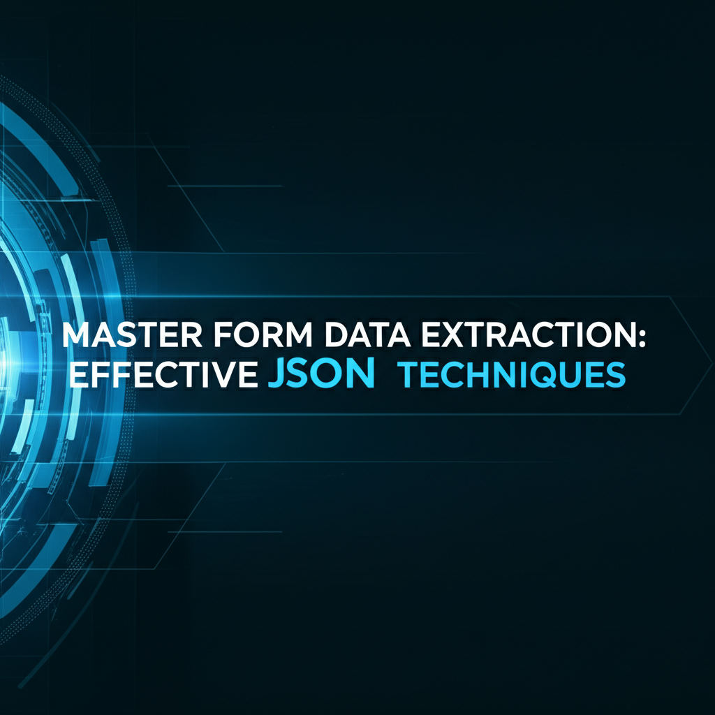 Master Form Data Extraction: Effective JSON Techniques