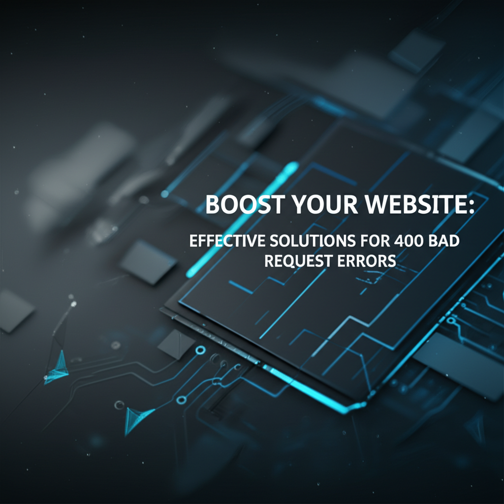 Boost Your Website: Effective Solutions for 400 Bad Request Errors