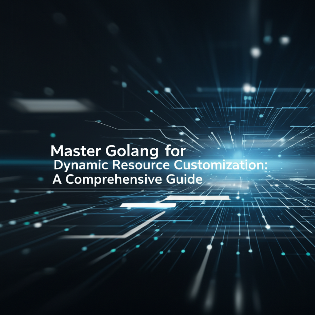 Master Golang for Dynamic Resource Customization: A Comprehensive Guide