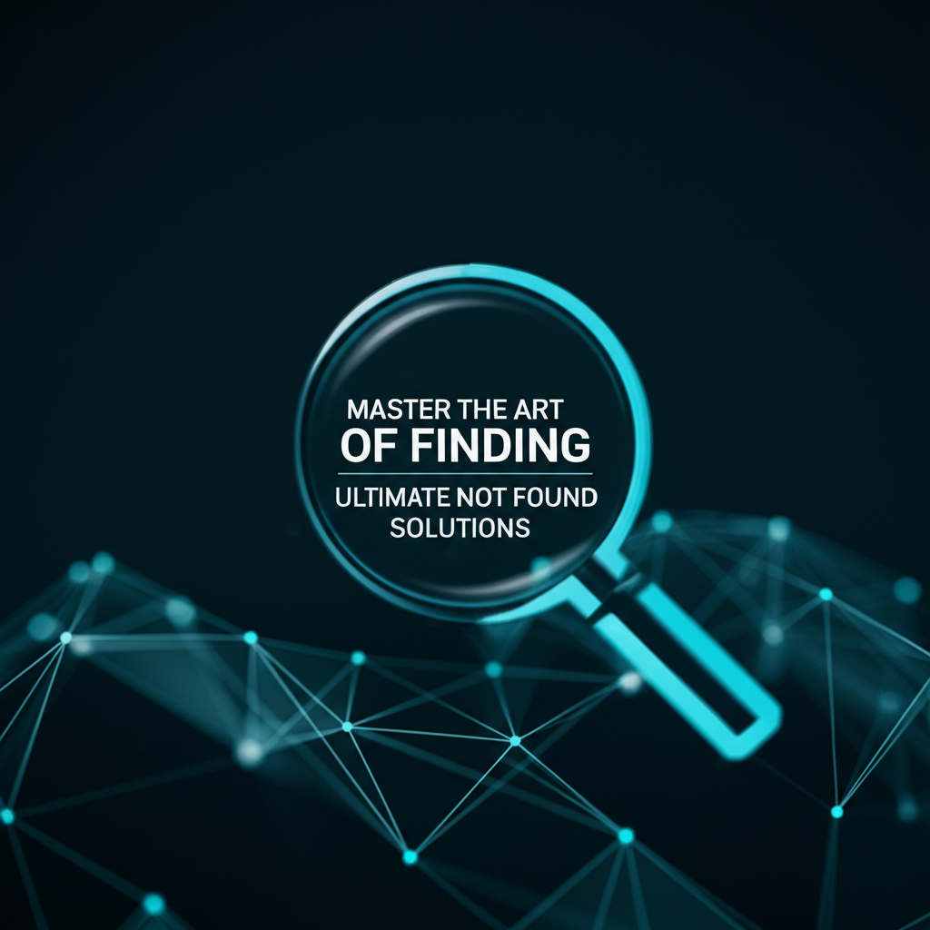 Master the Art of Finding: Ultimate Not Found Solutions