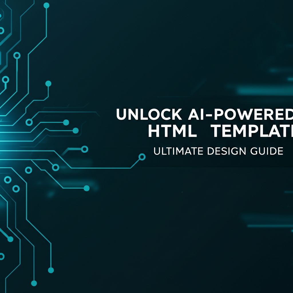 Unlock AI-Powered HTML Templates: Ultimate Design Guide