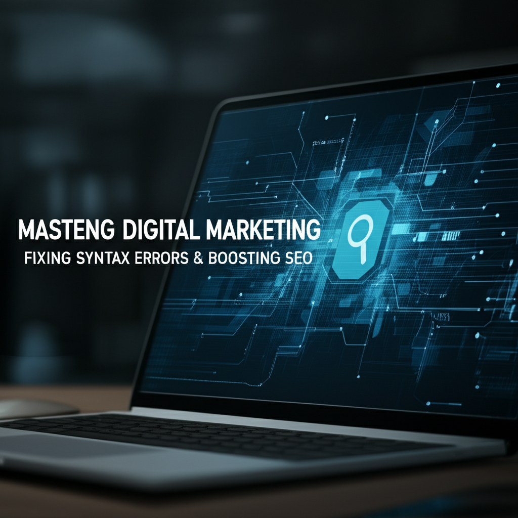 Mastering Digital Marketing: Fixing Syntax Errors & Boosting SEO