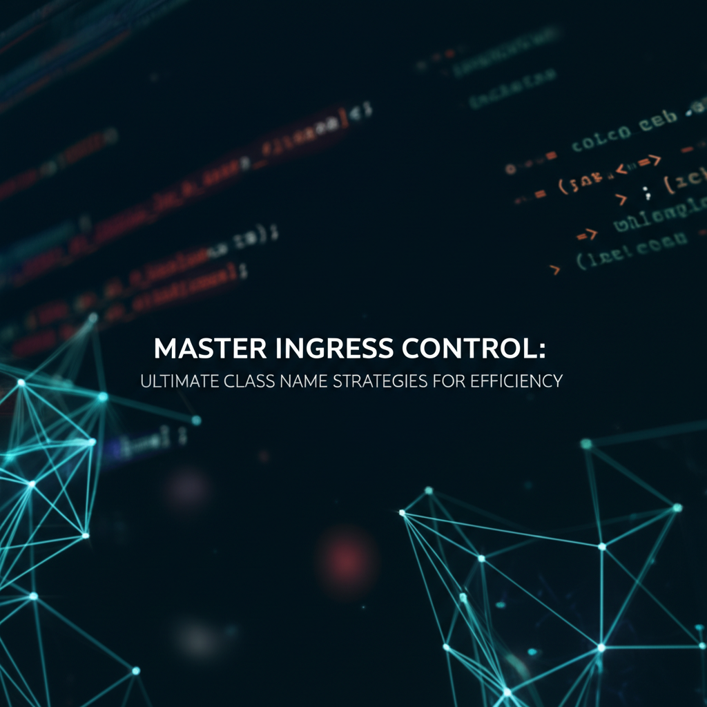 Master Ingress Control: Ultimate Class Name Strategies for Efficiency