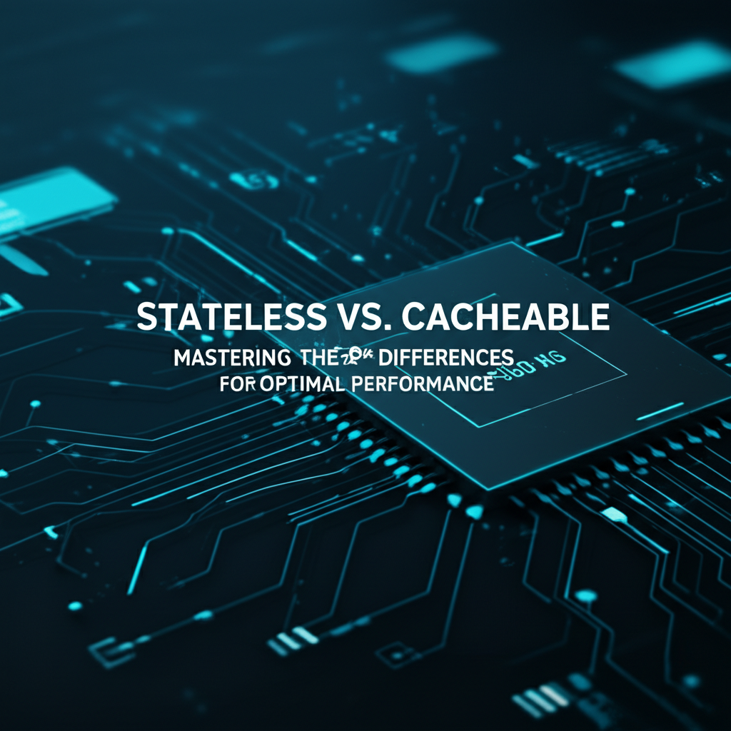 Stateless vs Cacheable: Mastering the Differences for Optimal Performance