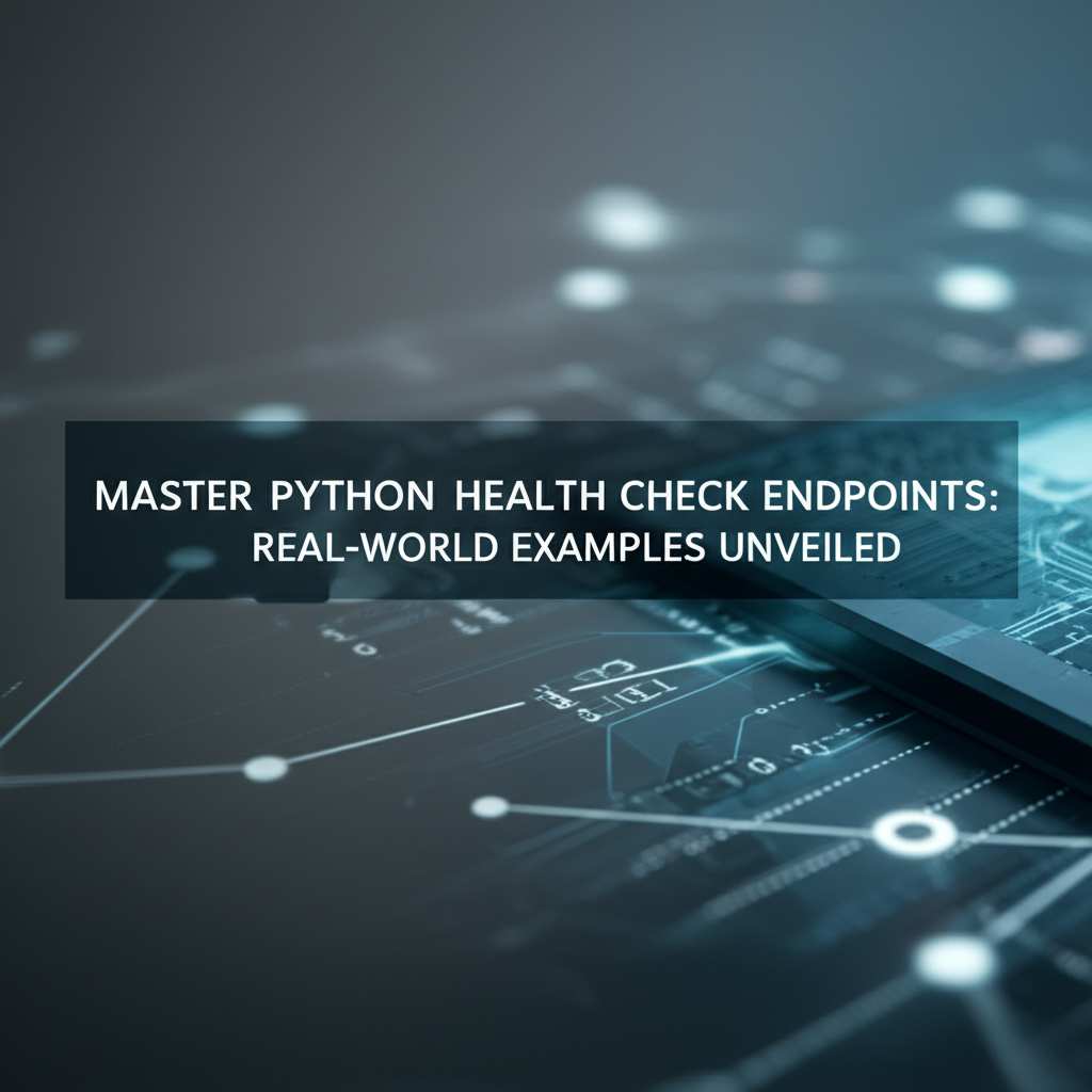 Master Python Health Check Endpoints: Real-World Examples Unveiled