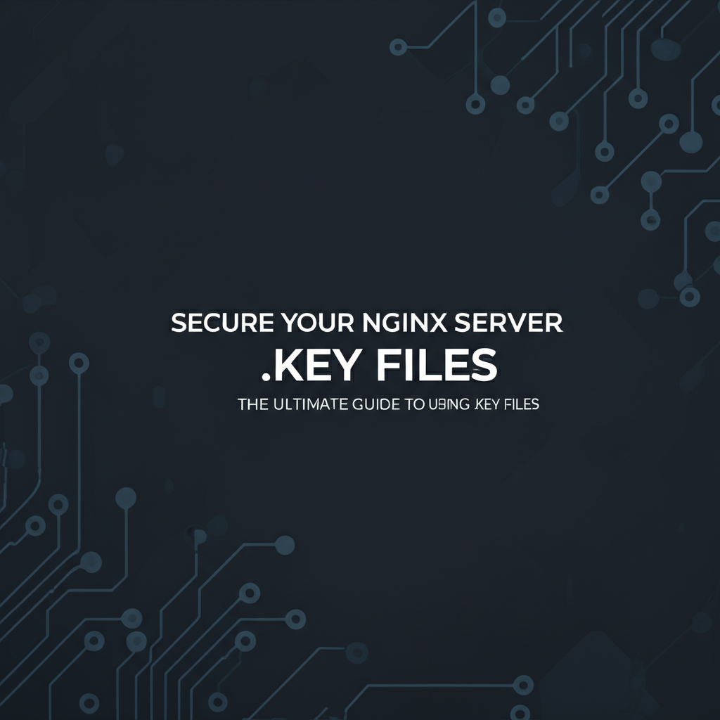Secure Your Nginx Server: The Ultimate Guide to Using .key Files