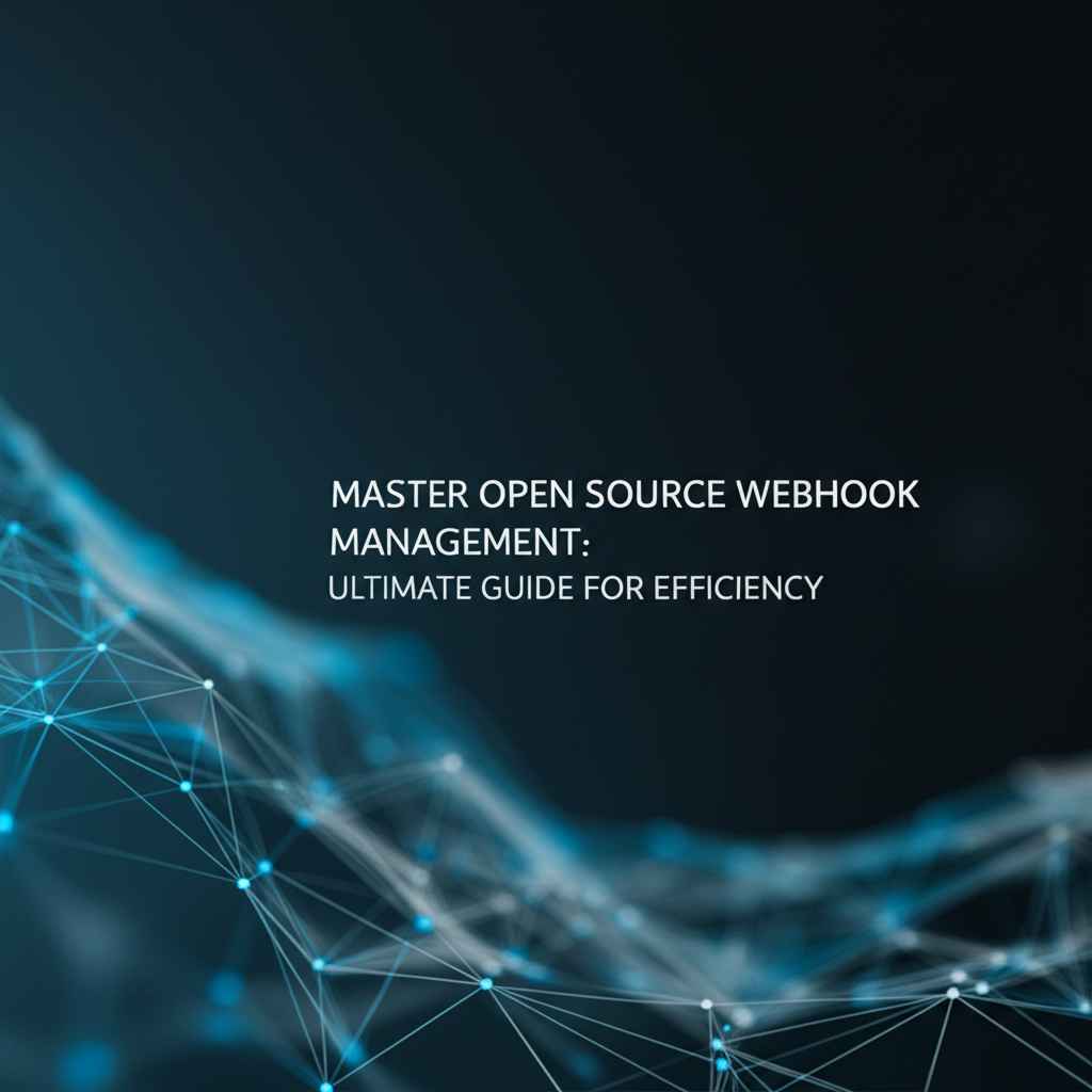 Master Open Source Webhook Management: Ultimate Guide for Efficiency