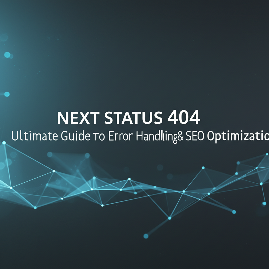Next Status 404: Ultimate Guide to Error Handling & SEO Optimization