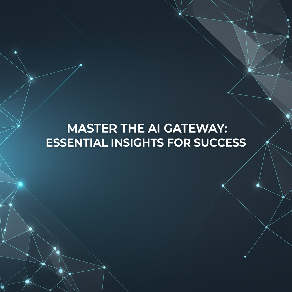 Master the AI Gateway: Essential Insights for Success