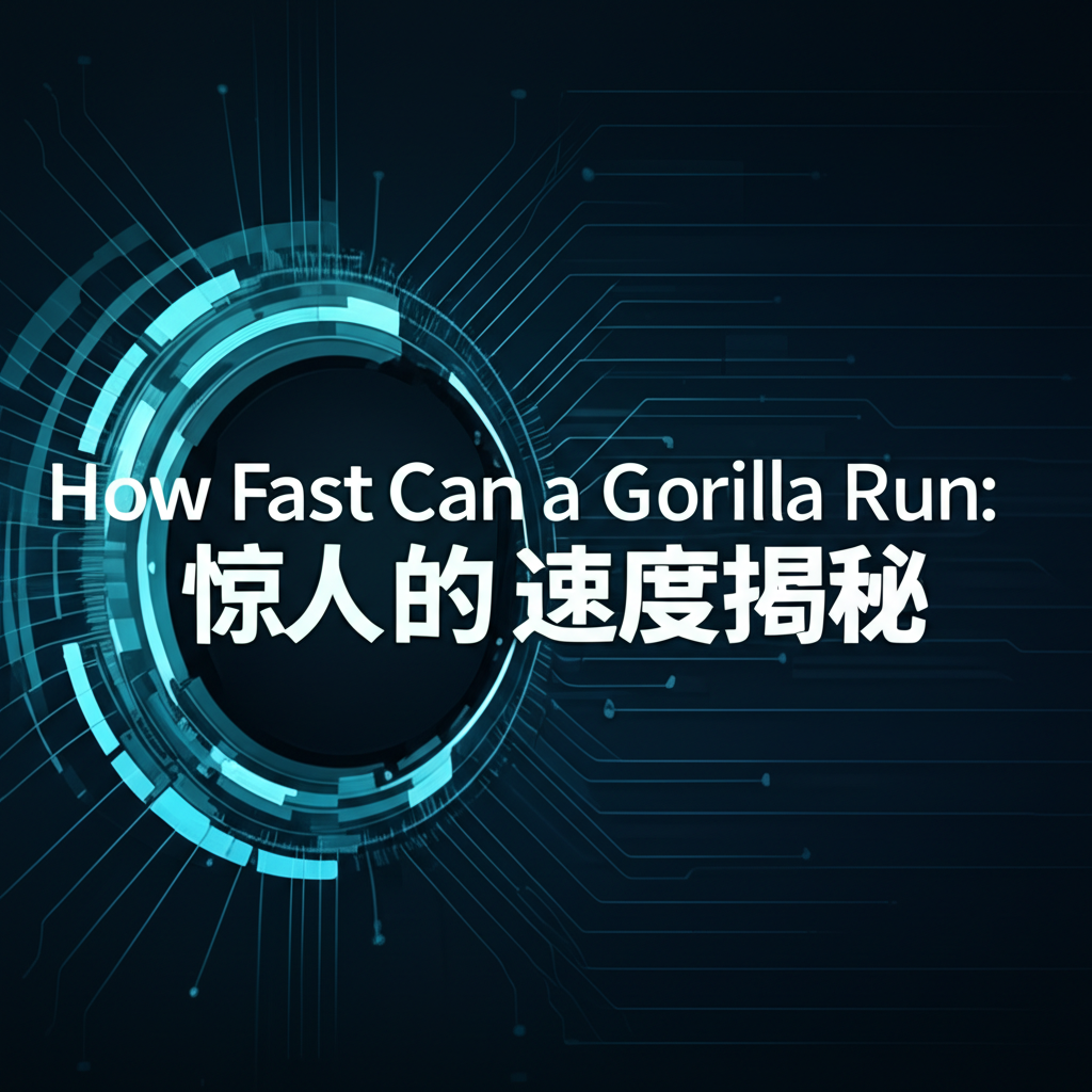 How Fast Can a Gorilla Run:惊人的速度揭秘