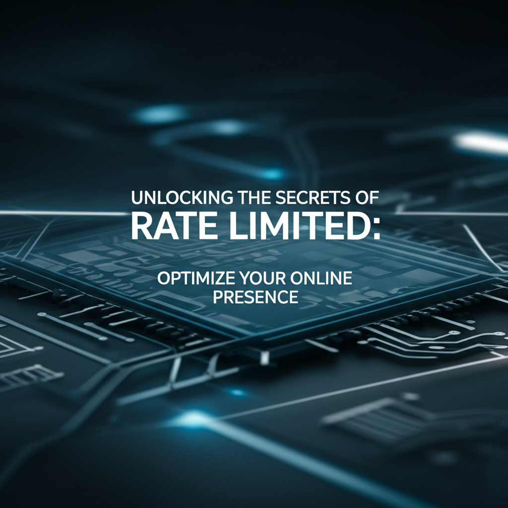 Unlocking the Secrets of Rate Limited: Optimize Your Online Presence
