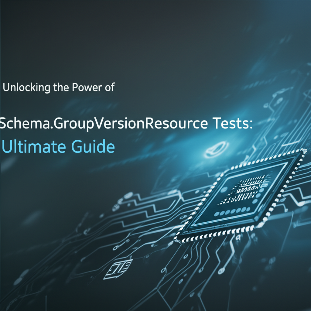Unlocking the Power of Schema.GroupVersionResource Tests: Ultimate Guide