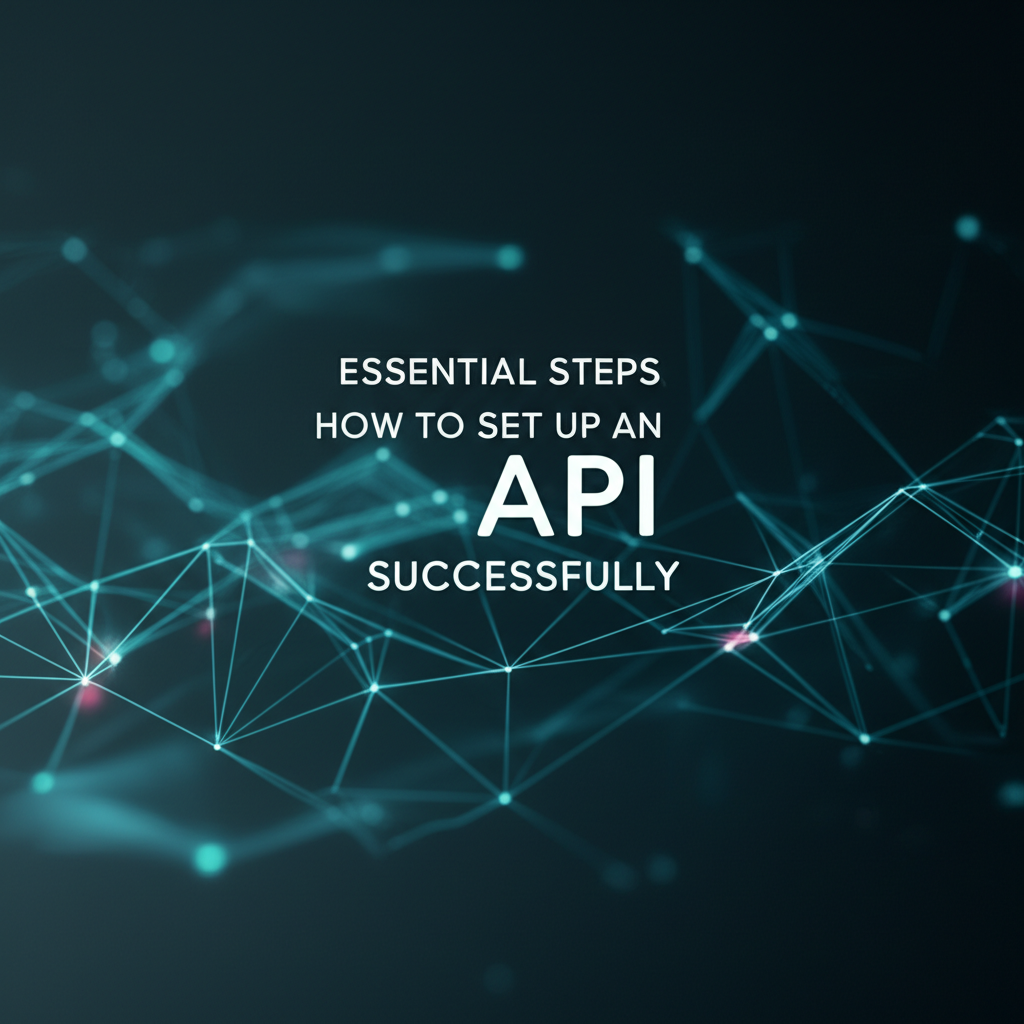 Essential Steps: How to Set Up an API Successfully