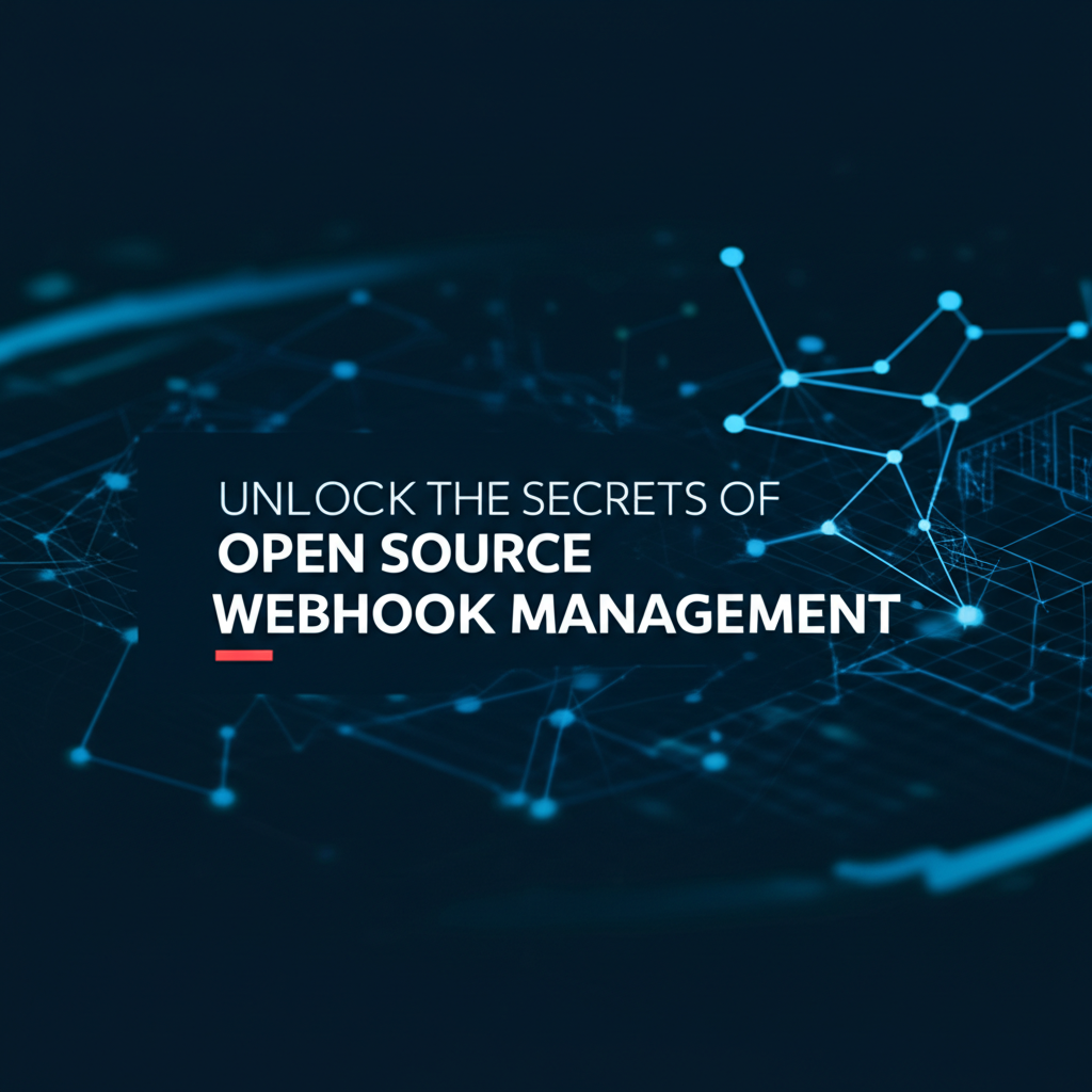 Unlock the Secrets of Open Source Webhook Management