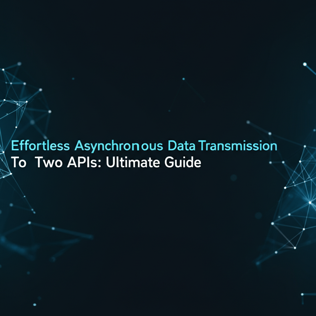 Effortless Asynchronous Data Transmission to Two APIs: Ultimate Guide