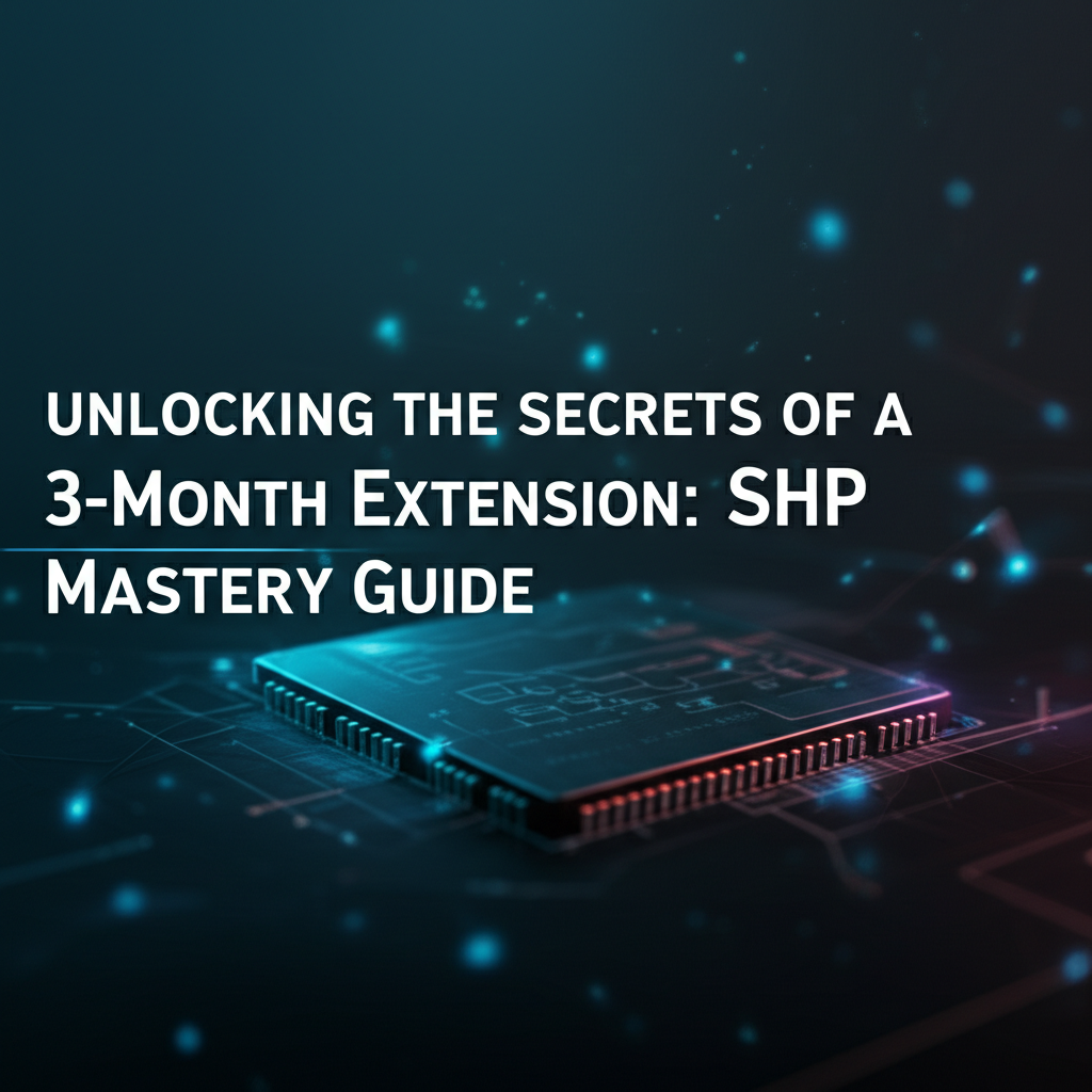 Unlocking the Secrets of a 3-Month Extension: SHP Mastery Guide