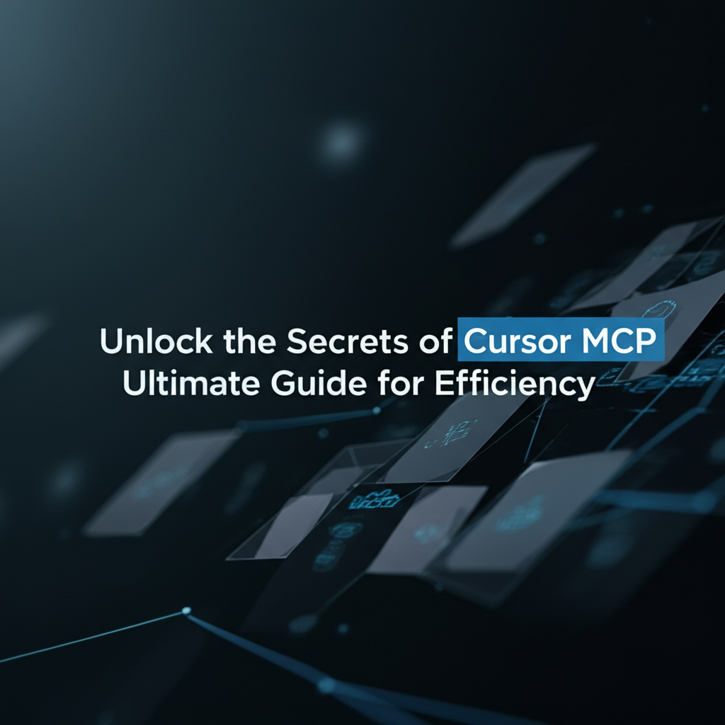 Unlock the Secrets of Cursor MCP: Ultimate Guide for Efficiency