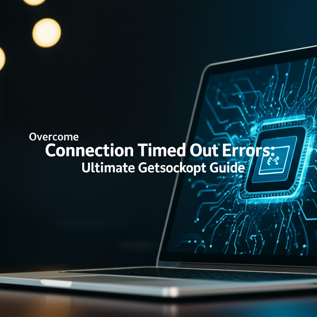 Overcome Connection Timed Out Errors: Ultimate Getsockopt Guide
