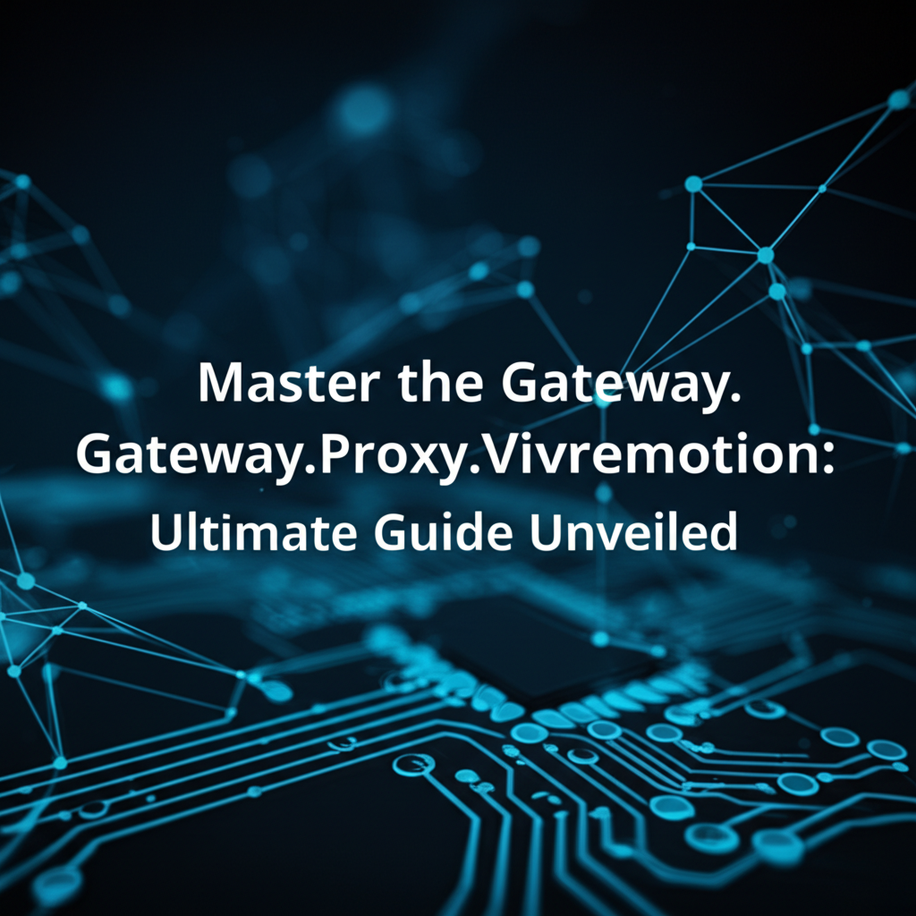 Master the Gateway.Proxy.Vivremotion: Ultimate Guide Unveiled