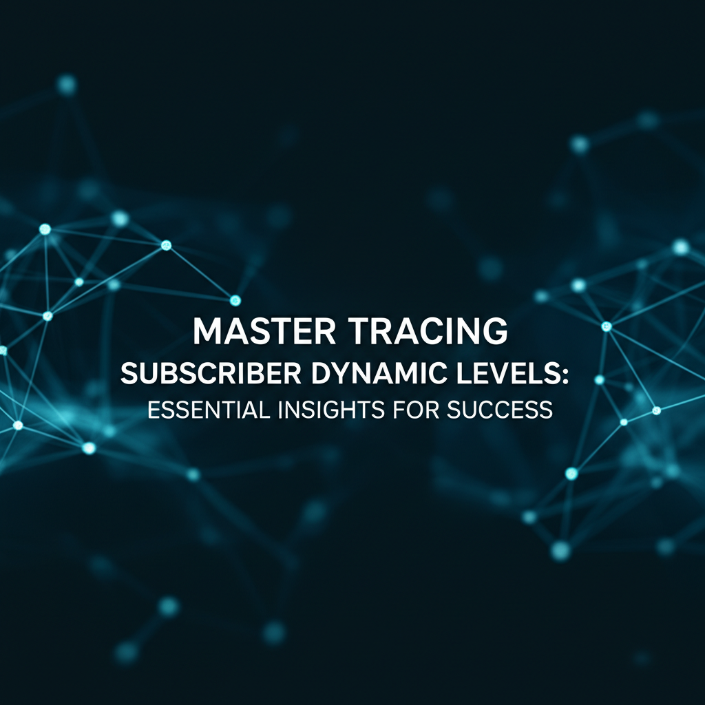 Master Tracing Subscriber Dynamic Levels: Essential Insights for Success