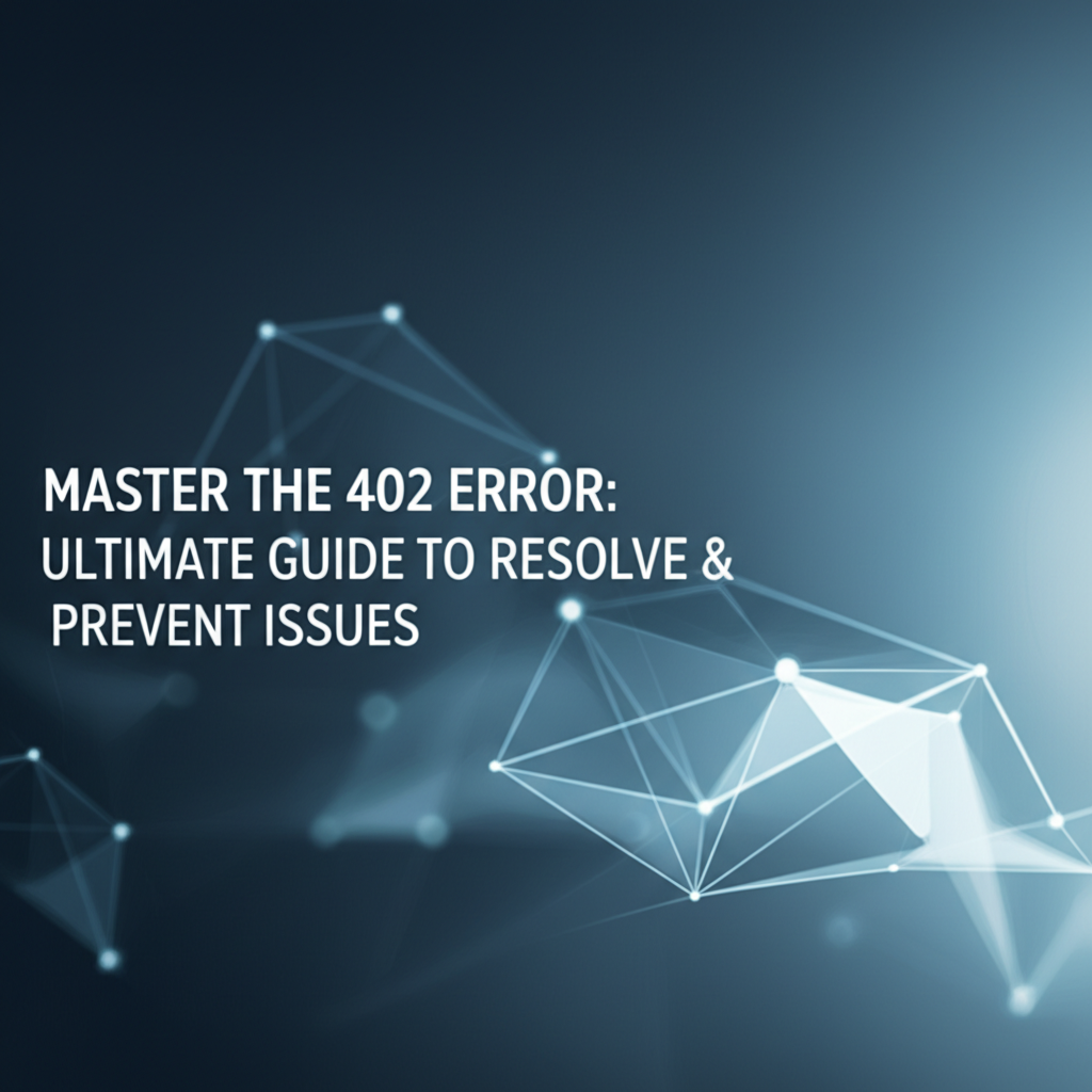 Master the 402 Error: Ultimate Guide to Resolve & Prevent Issues