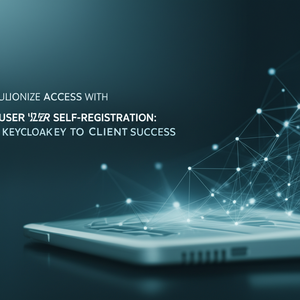 Revolutionize Access with User Self-Registration: Keycloak's Key to Client Success
