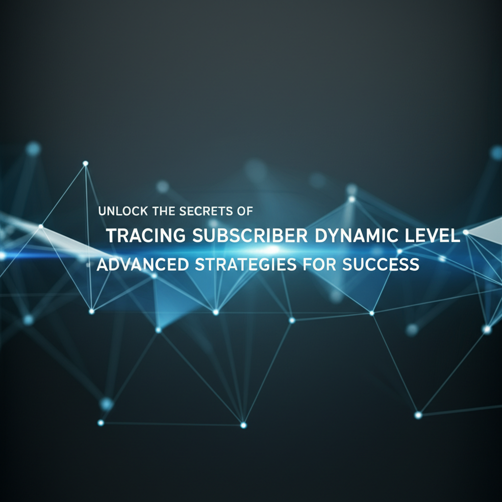 Unlock the Secrets of Tracing Subscriber Dynamic Level: Advanced Strategies for Success