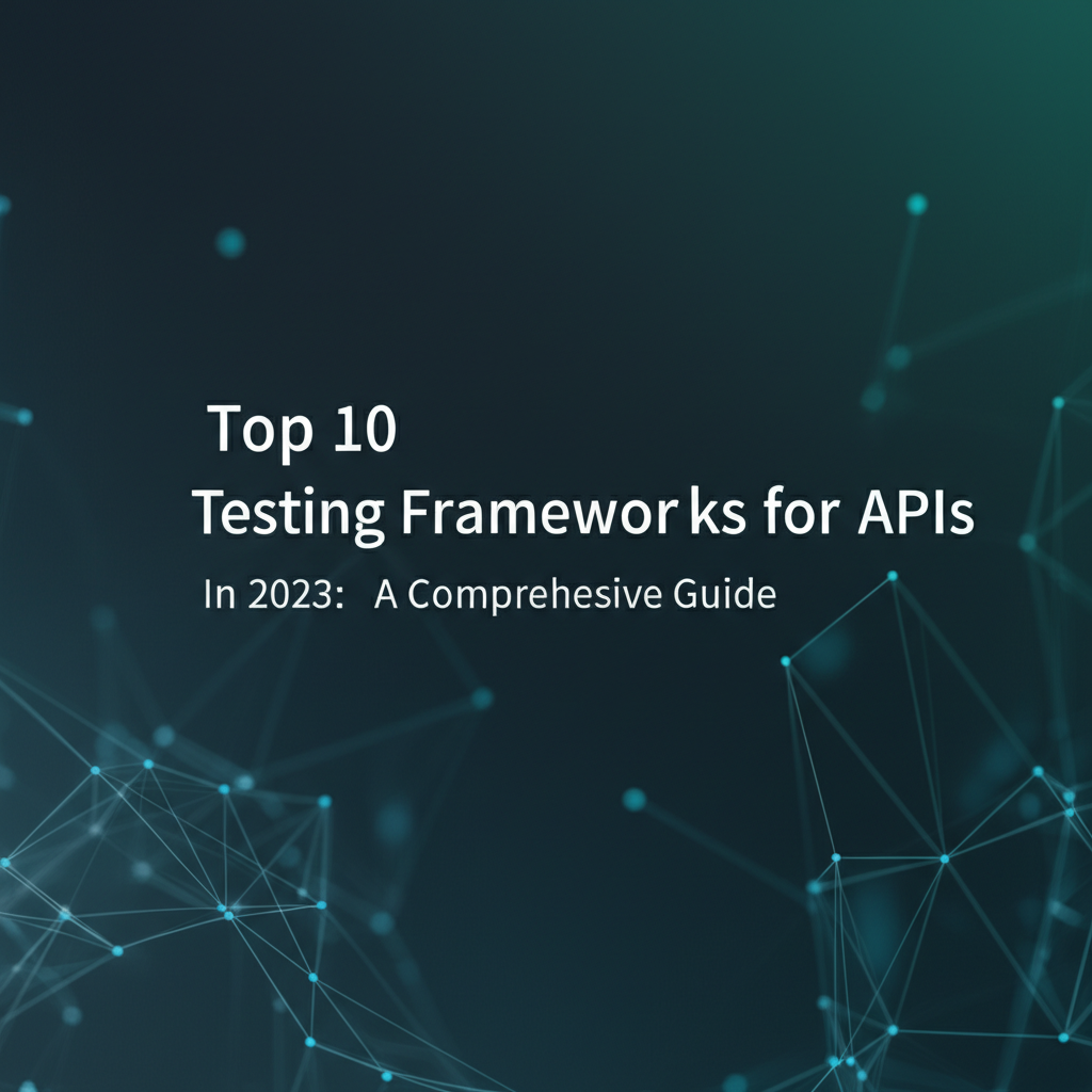 Top 10 Testing Frameworks for APIs in 2023: A Comprehensive Guide