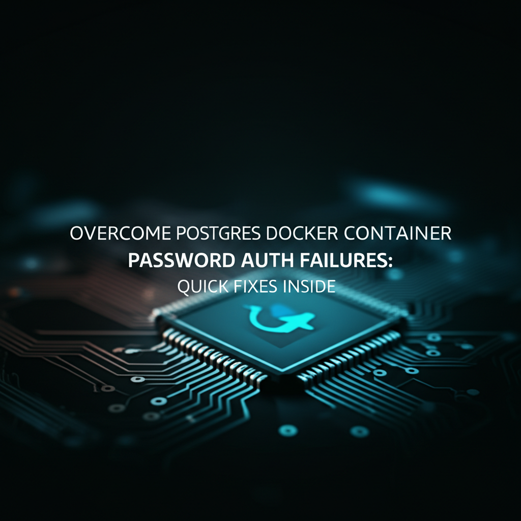 Overcome Postgres Docker Container Password Auth Failures: Quick Fixes Inside