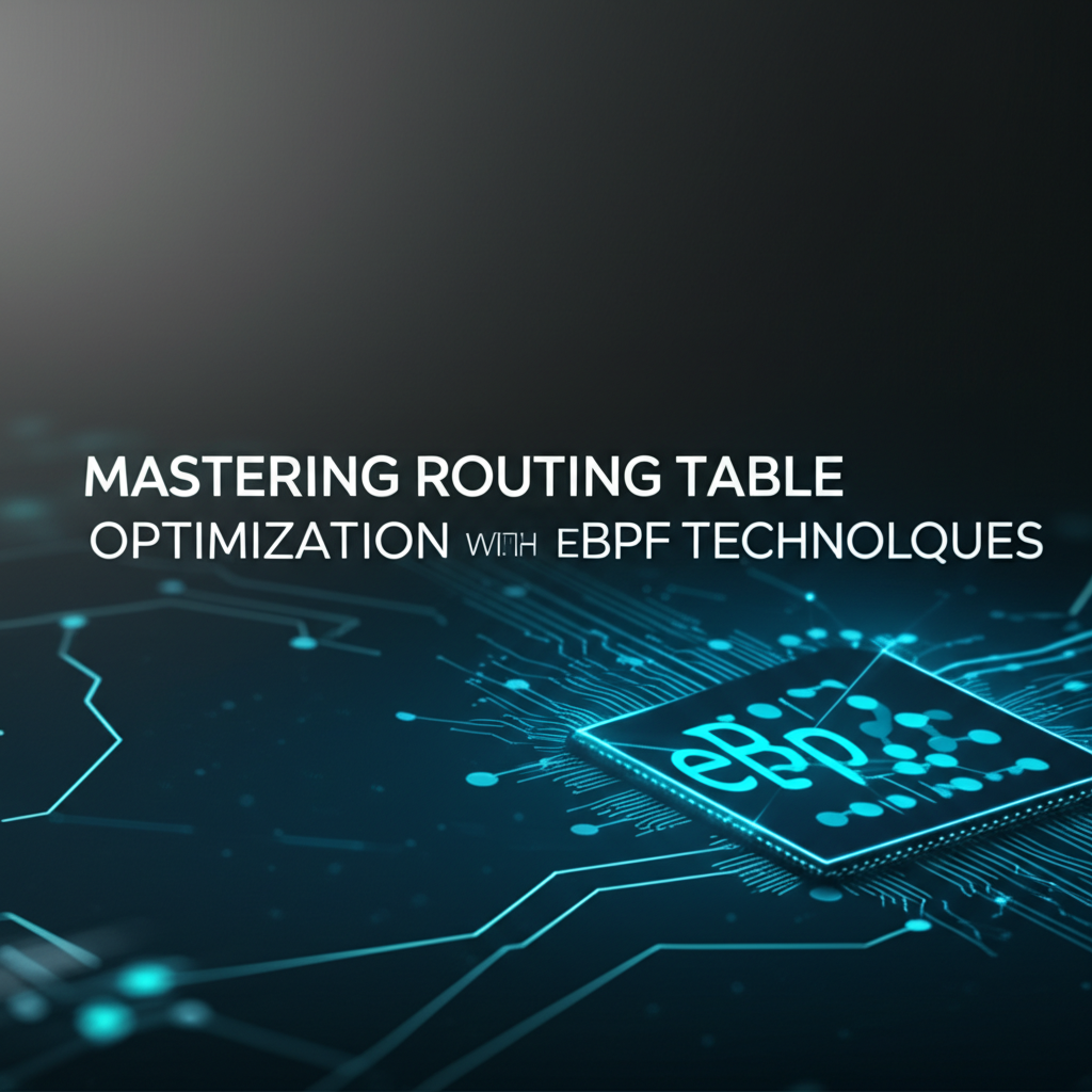 Mastering Routing Table Optimization with eBPF Techniques