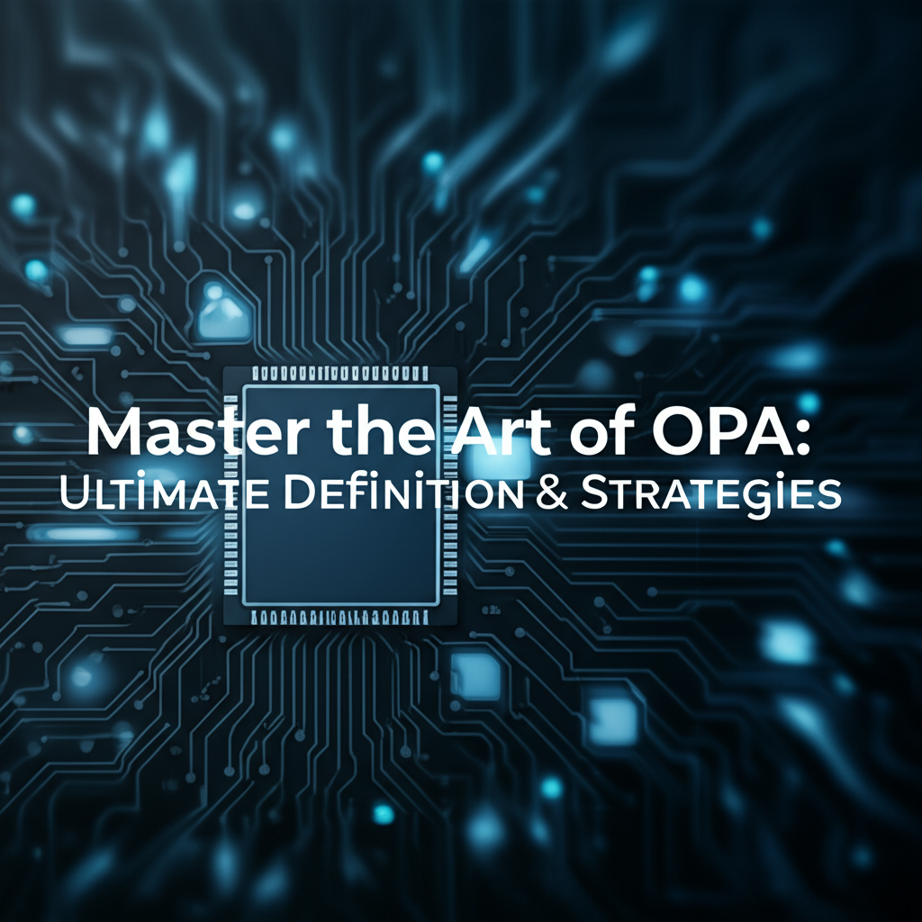 Master the Art of OPA: Ultimate Definition & Strategies