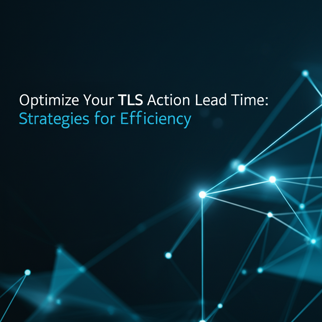 Optimize Your TLS Action Lead Time: Strategies for Efficiency