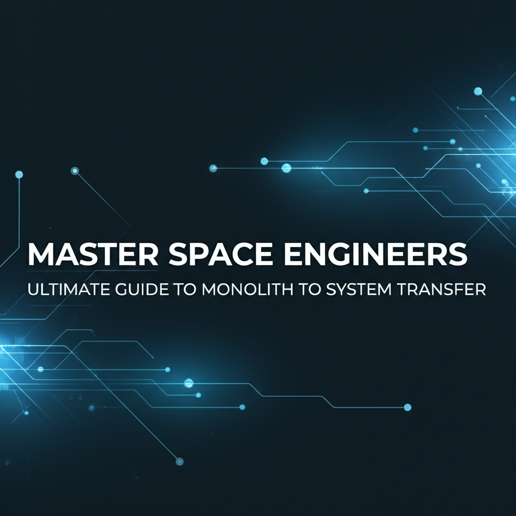 Master Space Engineers: Ultimate Guide to Monolith to System Transfer