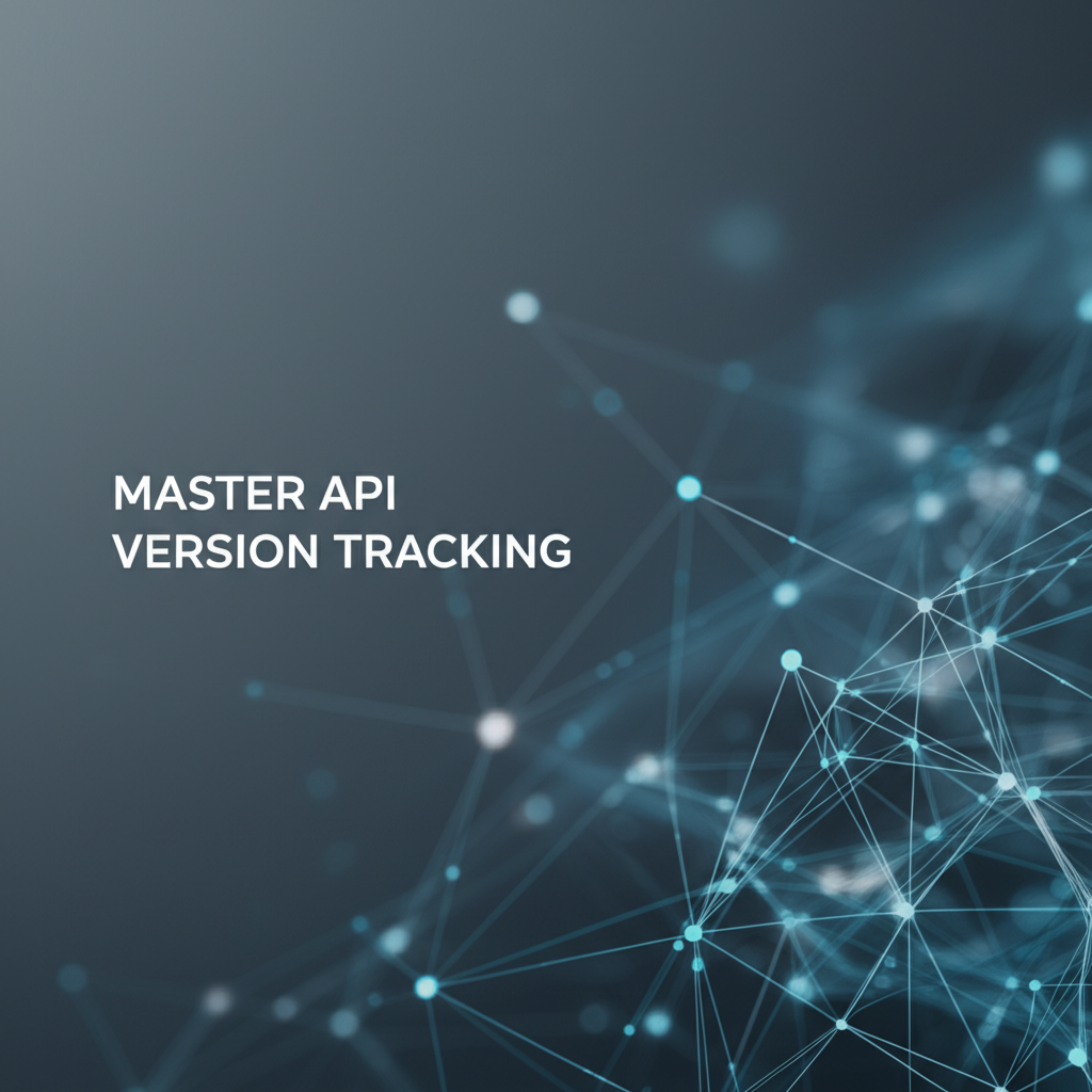 Master API Version Tracking in Your Organization