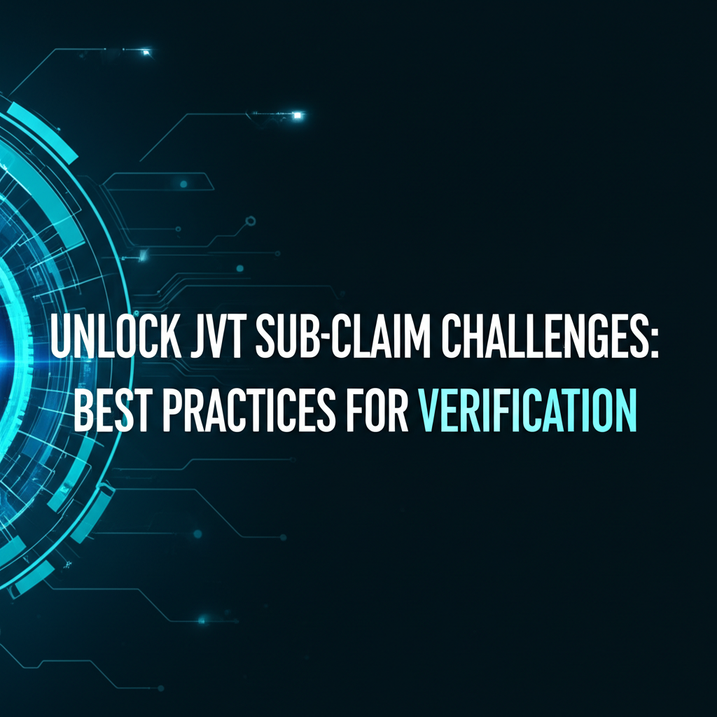 Unlock JWT Sub-Claim Challenges: Best Practices for Verification