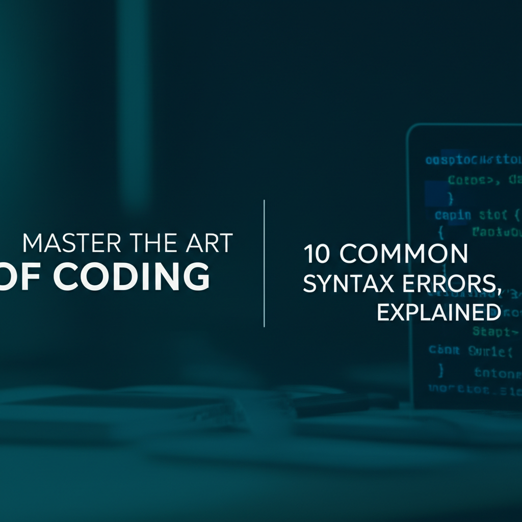 Master the Art of Coding: 10 Common Syntax Errors Explained