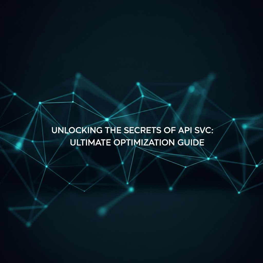 Unlocking the Secrets of API SVC: Ultimate Optimization Guide