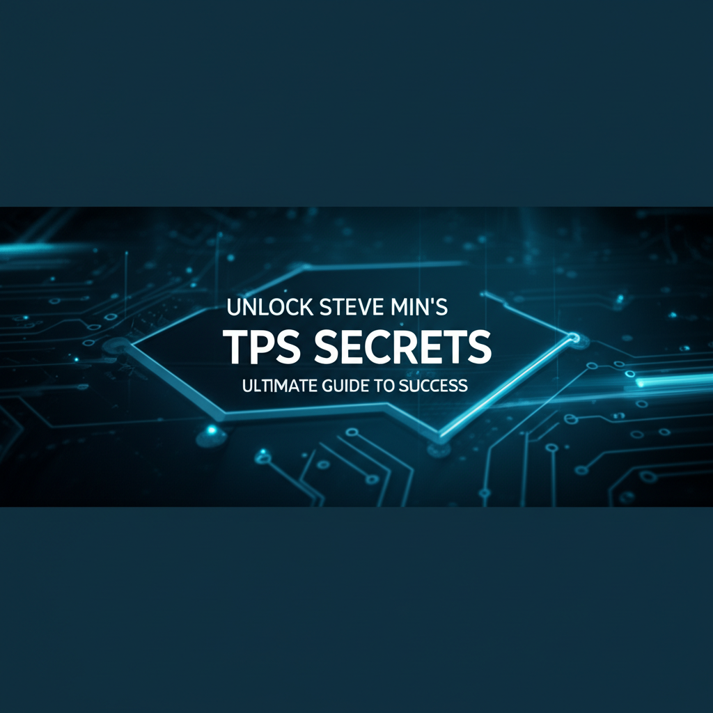 Unlock Steve Min's TPS Secrets: Ultimate Guide to Success