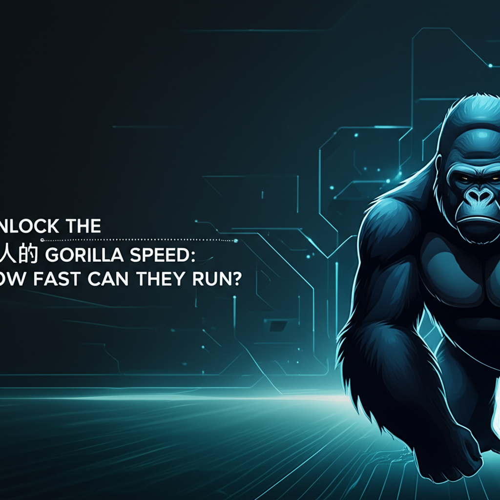 Unlock the惊人的Gorilla Speed: How Fast Can They Run?