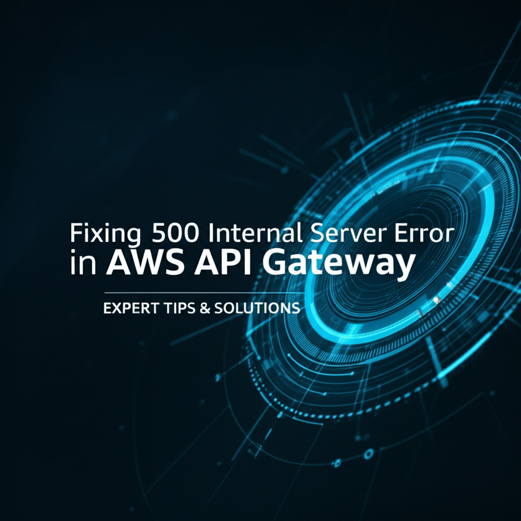 Fixing 500 Internal Server Error in AWS API Gateway: Expert Tips & Solutions