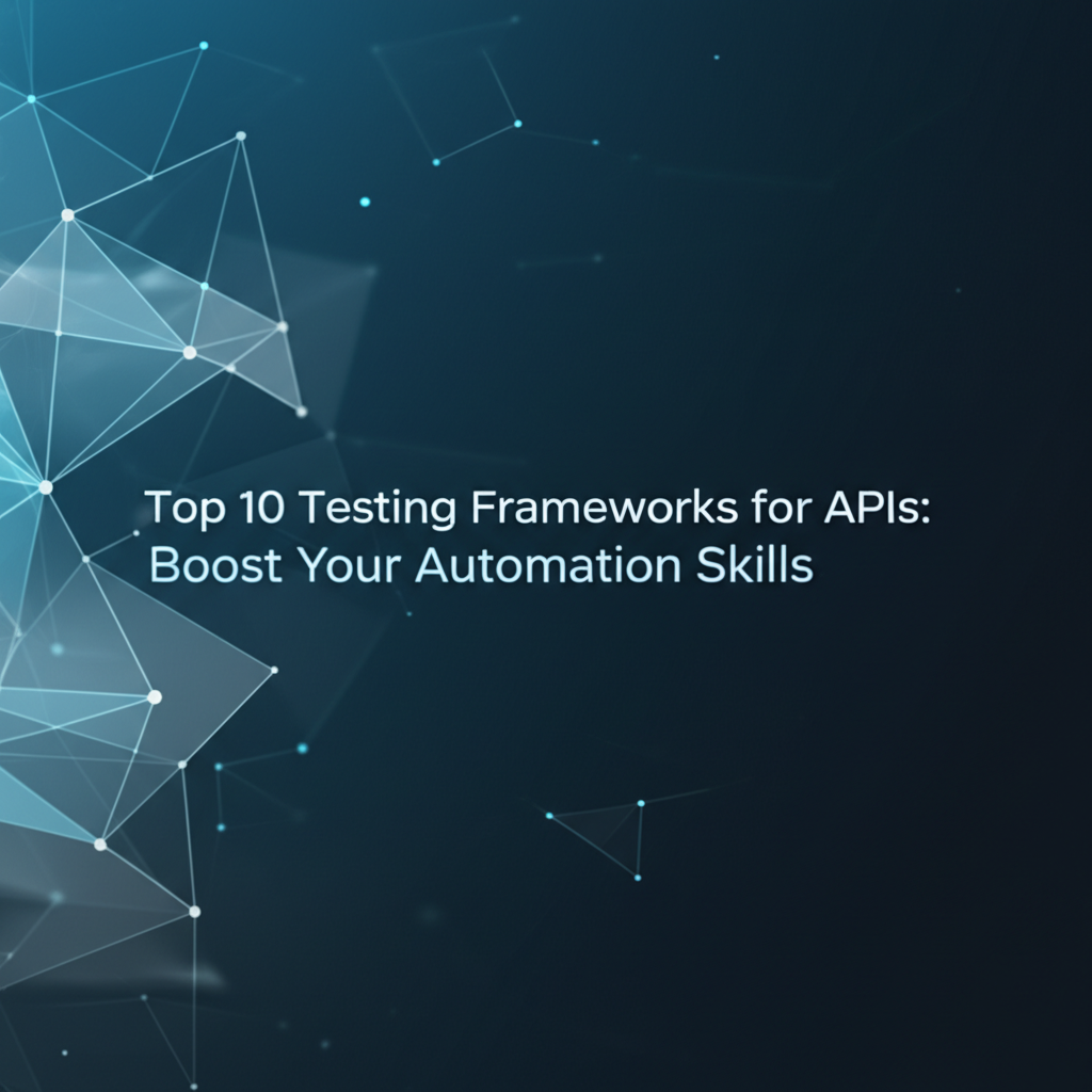Top 10 Testing Frameworks for APIs: Boost Your Automation Skills