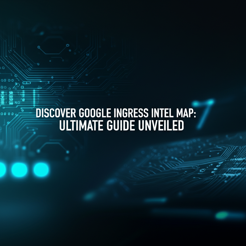 Discover Google Ingress Intel Map: Ultimate Guide Unveiled