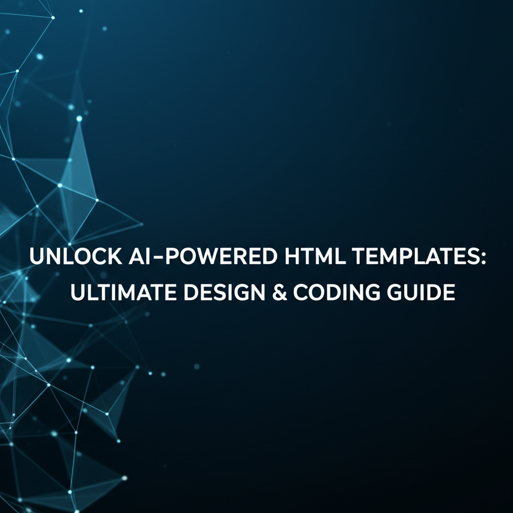 Unlock AI-Powered HTML Templates: Ultimate Design & Coding Guide