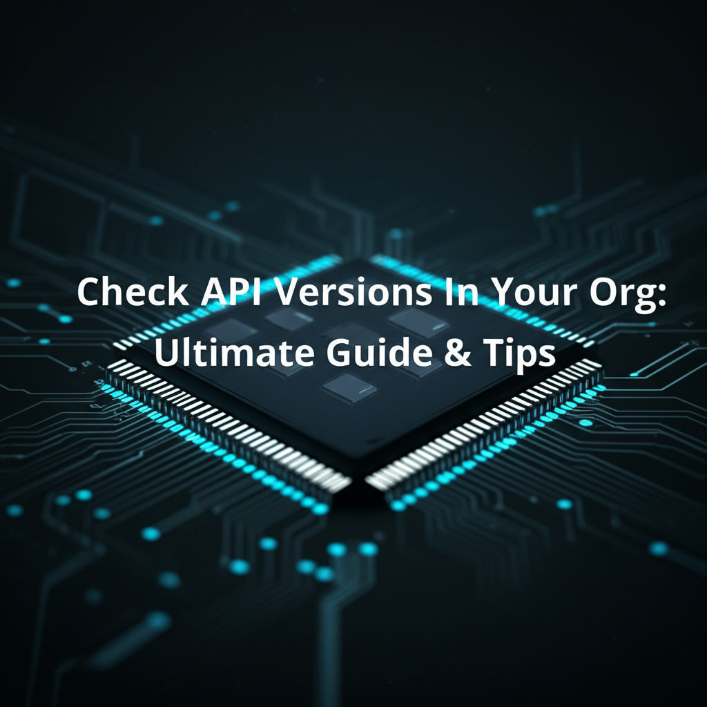 Check API Versions in Your Org: Ultimate Guide & Tips