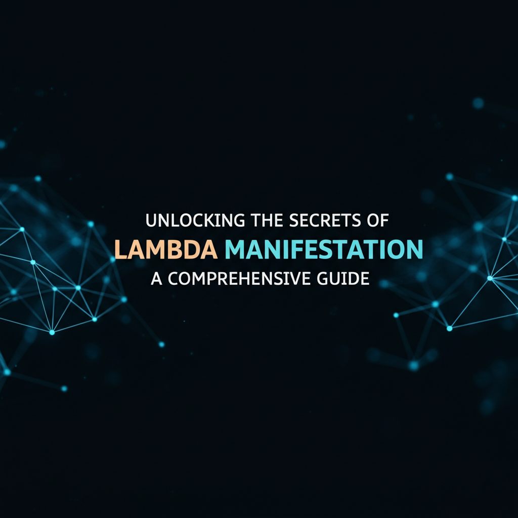 Unlocking the Secrets of Lambda Manifestation: A Comprehensive Guide
