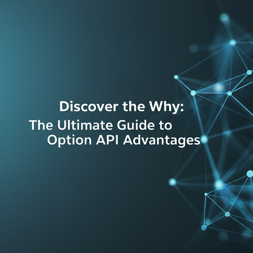 Discover the Why: The Ultimate Guide to Option API Advantages