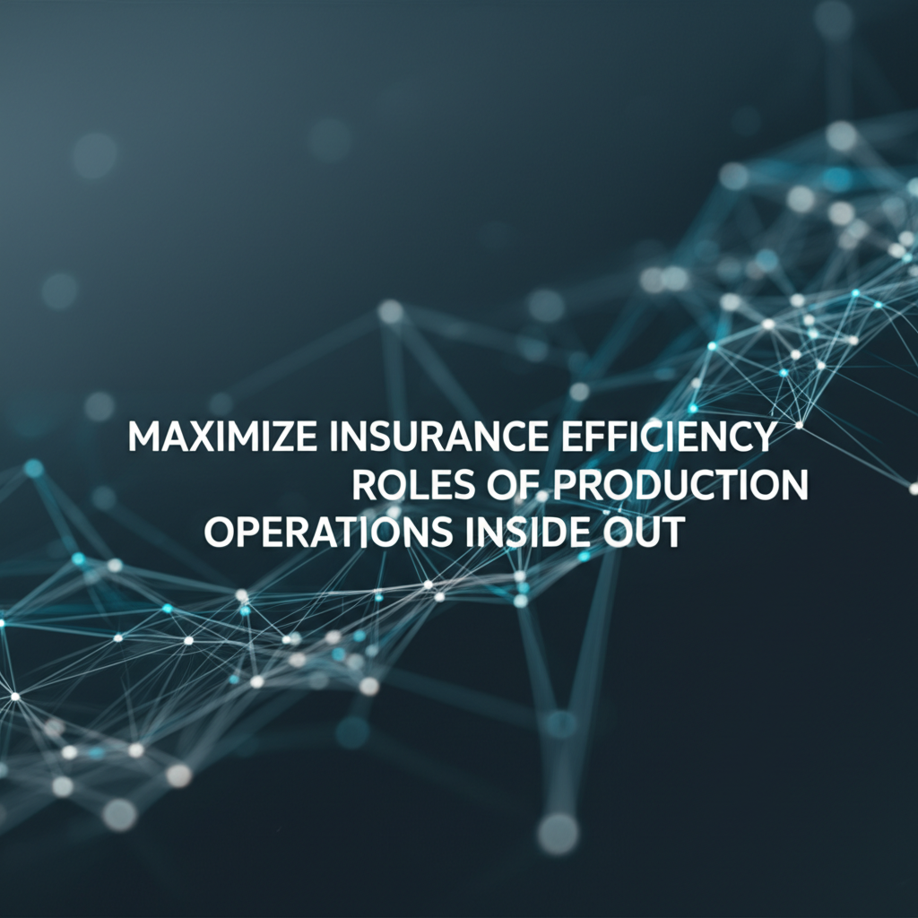 Maximize Insurance Efficiency: Roles of Production Operations Inside Out